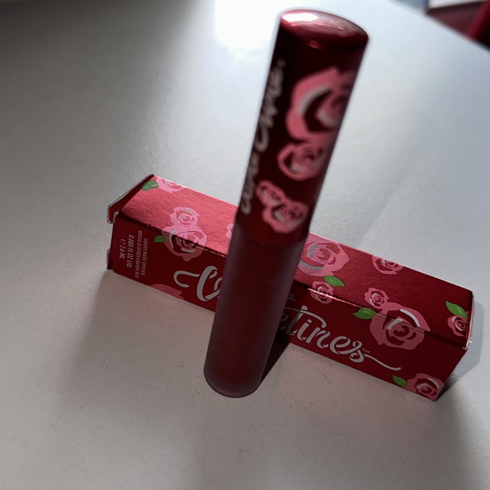 2 Lime Crime Velvetines..liquid matte lipstick colors cashmere and red velvet. - Picture 11 of 11